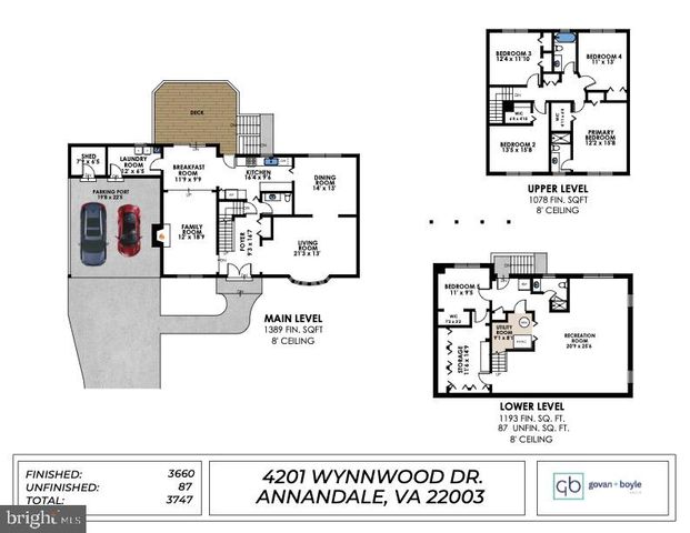 4201 WYNNWOOD DR, Annandale, VA 22003