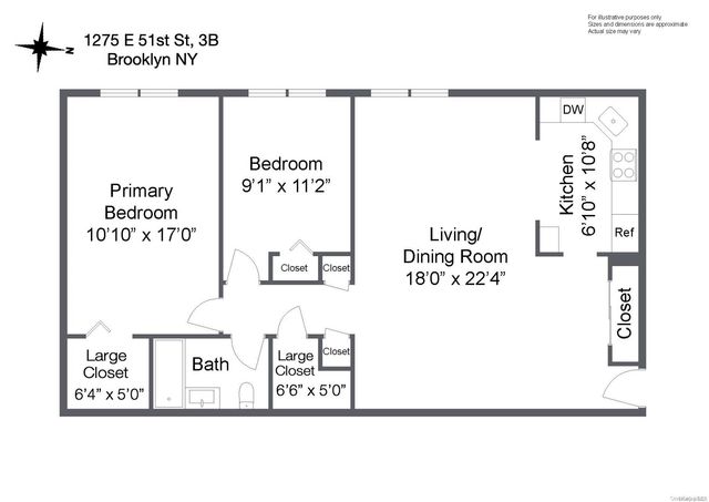 1275 E 51st Street 3B, Brooklyn, NY 11234