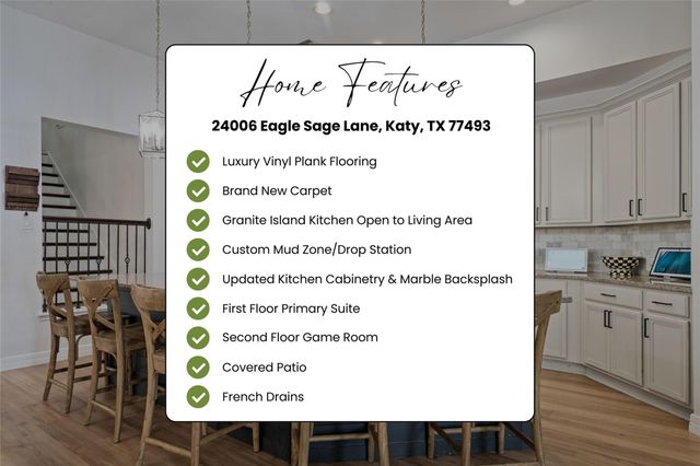 24006 Eagle Sage Lane, Katy, TX 77493
