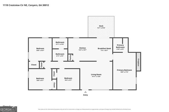 1118 Crestview Circle NE, Conyers, GA 30012