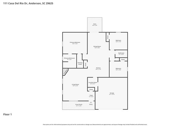 111 Casa Del Rio Drive, Anderson, SC 29625