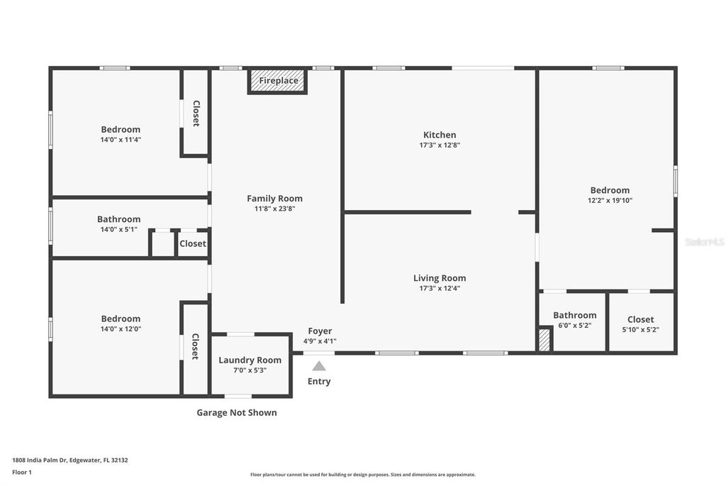 Image 28 of property listing at 1808 INDIA PALM DRIVE, Edgewater, FL 32132