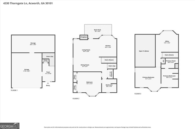 4330 Thorngate Lane, Acworth, GA 30101
