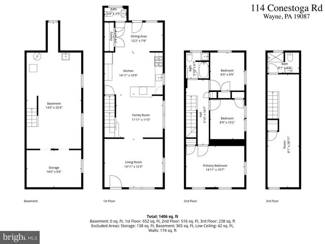 114 CONESTOGA RD, Wayne, PA 19087