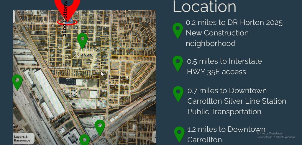 1800 Cottonwood Road, Carrollton, TX 75006 — exterior