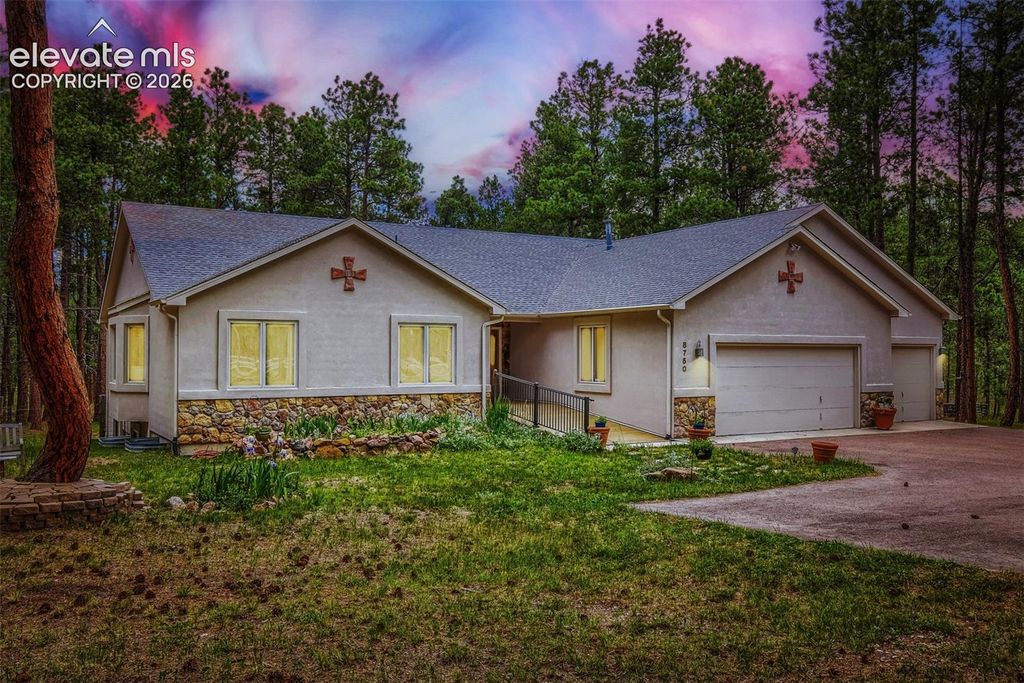 Image 1 of property listing at 8750 Tannenbaum Road, Colorado Springs, CO 80908