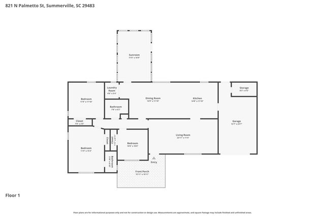 821 N Palmetto Street, Summerville, SC 29483