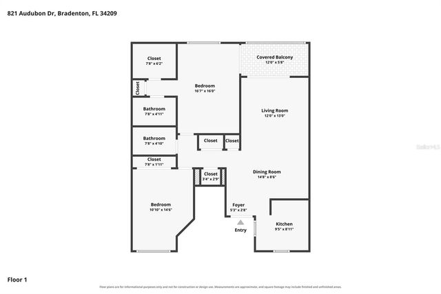 821 AUDUBON DRIVE 821, Bradenton, FL 34209