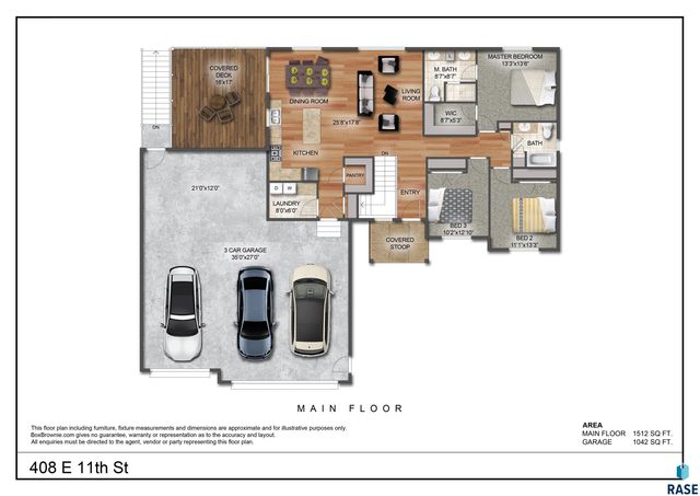 408 E 11th St Street, Crooks, SD 57020