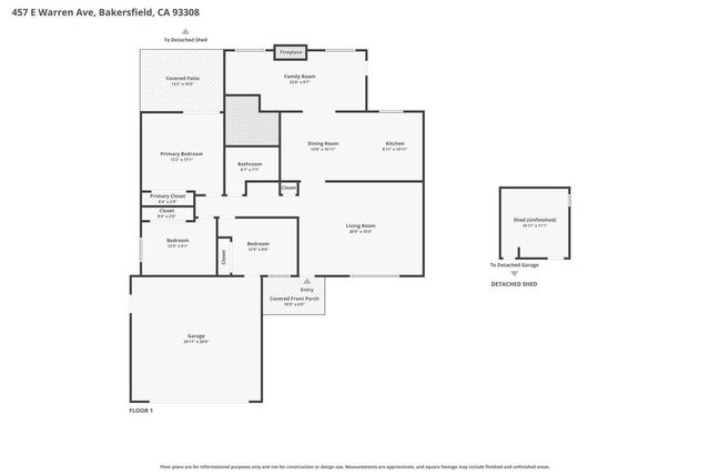 456 E, Warren Avenue, Bakersfield, CA 93308