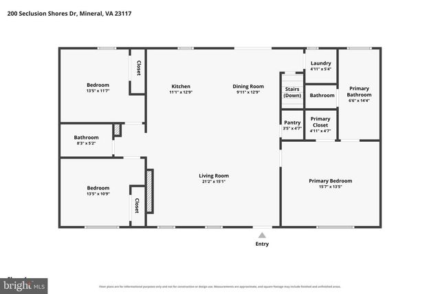 200 SECLUSION SHORES DR, Mineral, VA 23117