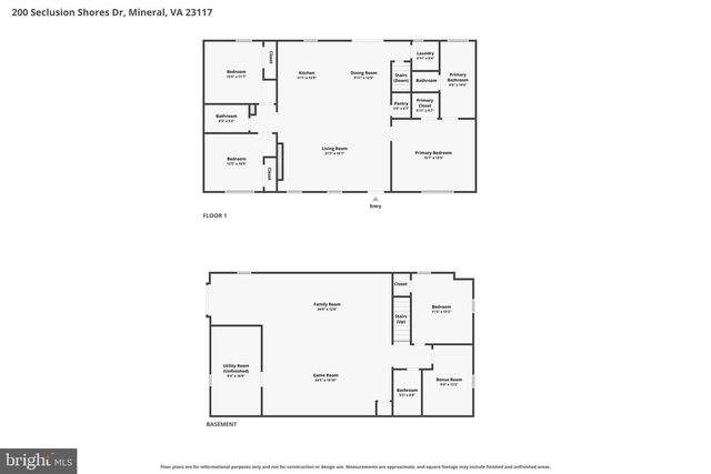 200 SECLUSION SHORES DR, Mineral, VA 23117
