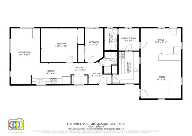 115 DALLAS Street SE, Albuquerque, NM 87108