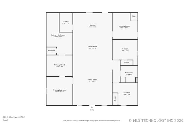 1450 W 520 Road, Pryor, OK 74361