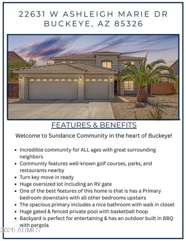 22631 W ASHLEIGH MARIE Drive, Buckeye, AZ 85326