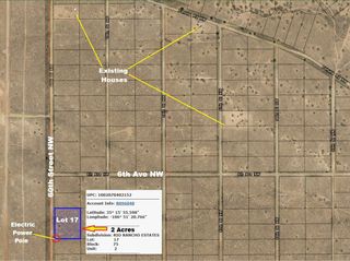 2 Acres (With Electric Power) on 60th Street NW, Rio Rancho, NM 87144