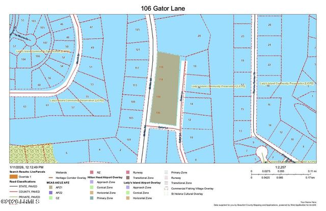 106 Gator Lane, Lady's Island, SC 29907