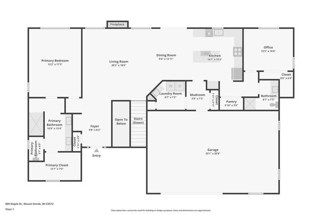 809 Maple Drive, Mount Horeb, WI 53572