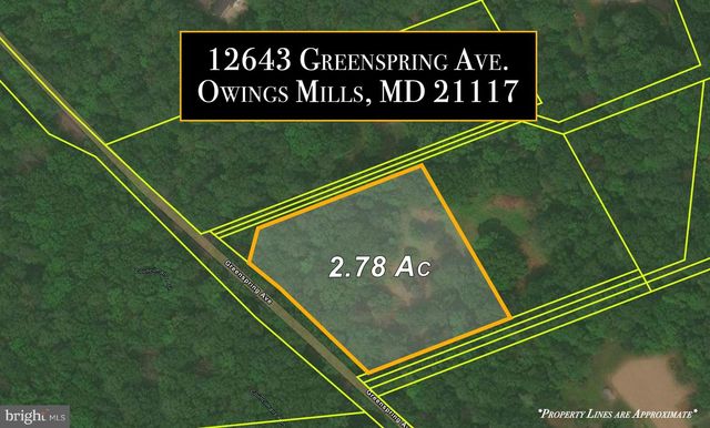 12643 GREENSPRING AVE, Owings Mills, MD 21117