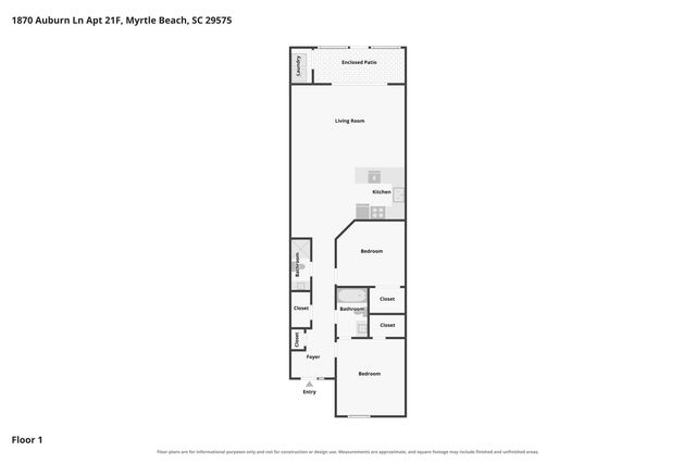 1870 Auburn Ln Apt 21F, Surfside Beach, SC 29575