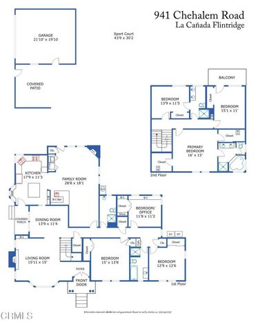 941 Chehalem Road, La Canada Flintridge, CA 91011