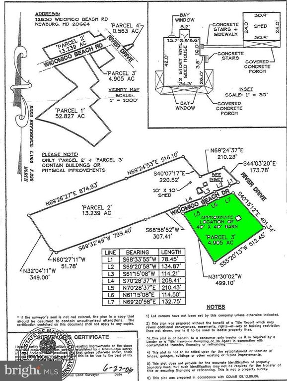 12835 Wicomico Beach Road Barn, Newburg, MD 20664