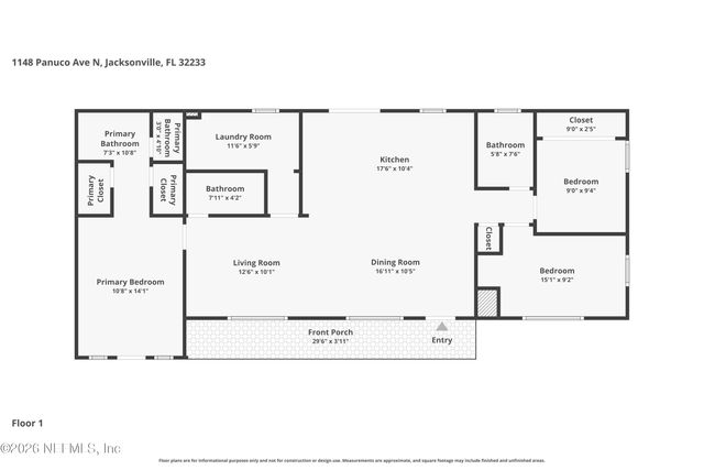 1148 PANUCO Avenue N, Jacksonville, FL 32233