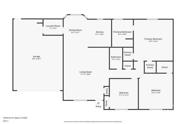 125 BERNICE Drive, Bogart, GA 30622