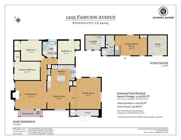 1205 FAIRVIEW Avenue, Redwood City, CA 94061