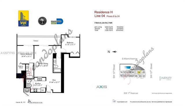 1250 S Miami Avenue 2004, Miami, FL 33130