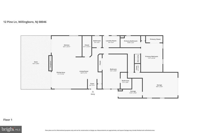 12 PINE LN, Willingboro, NJ 08046