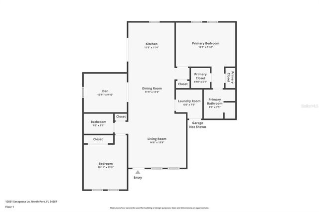 12025 SARAGOSSA LANE, North Port, FL 34287