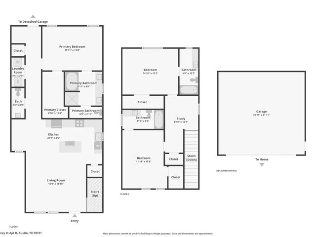 1206 Deloney ST B, Austin, TX 78721