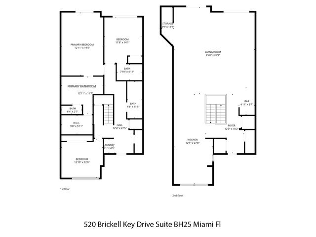 520 E Brickell Key Drive BH25, Miami, FL 33131
