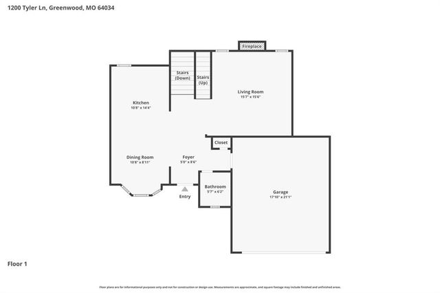 1200 Tyler Lane, Greenwood, MO 64034