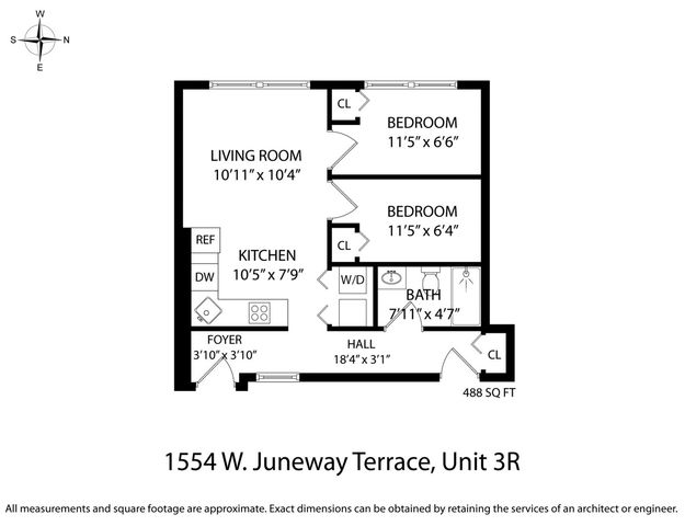 1554 W Juneway Terrace 1R, Chicago, IL 60626