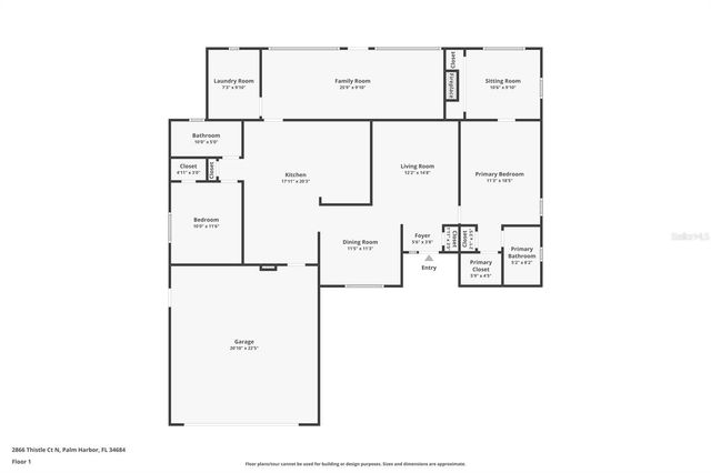 2866 THISTLE COURT N, Palm Harbor, FL 34684