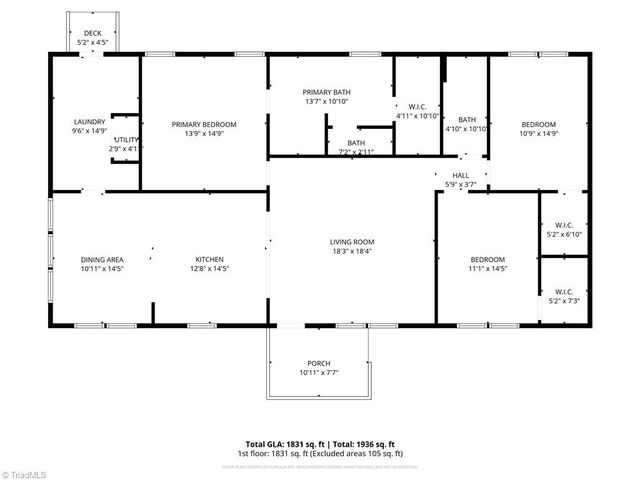 430 Cabin Creek Drive, Denton, NC 27239