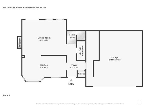 6702 Cortez Place NW, Bremerton, WA 98311