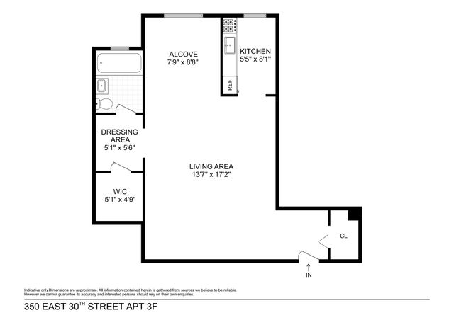 350 E 30th St Apt 3F, New York City, NY 10016