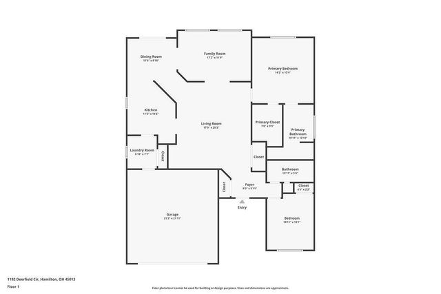 1192 Deerfield Circle, Hamilton, OH 45013