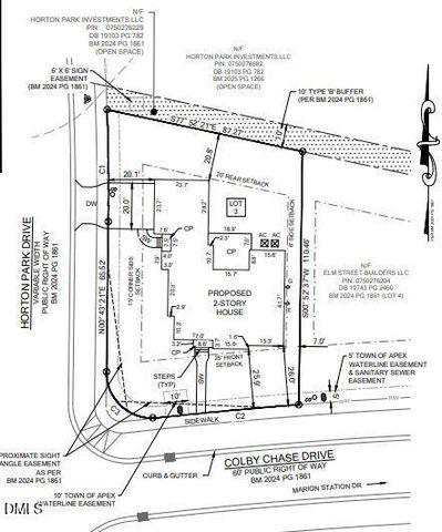 3332 Colby Chase Drive Lot 3, Apex, NC 27539