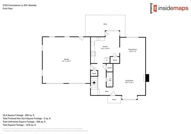 2105 Cornerstone Lane SW, Marietta, GA 30064