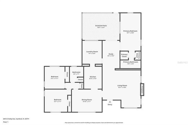 2013 S HOLLY AVENUE, Sanford, FL 32771