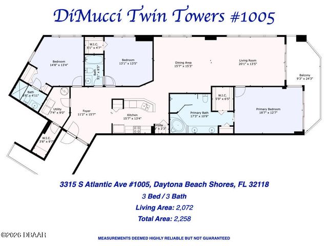 3315 S Atlantic Ave Apt 1005, Daytona Beach Shores, FL 32118