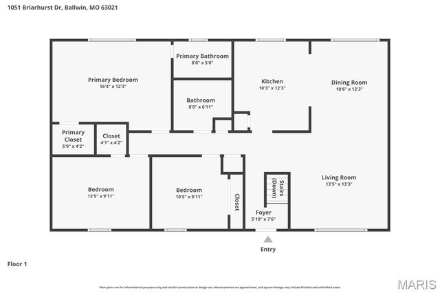 1051 Briarhurst Drive, Manchester, MO 63021