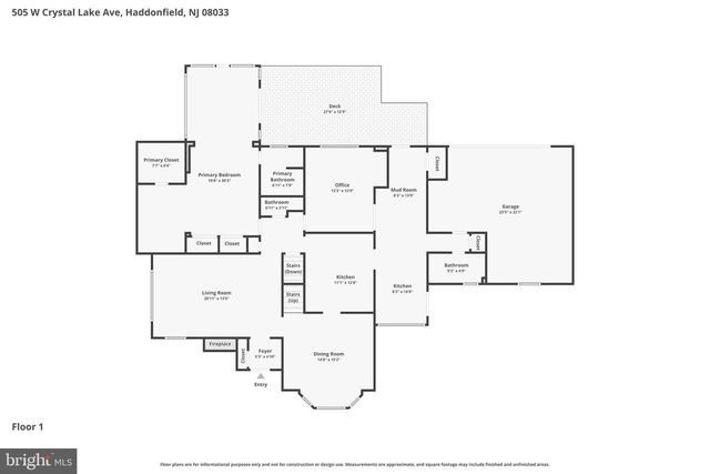 505 W CRYSTAL LAKE AVE, Haddon Township, NJ 08033