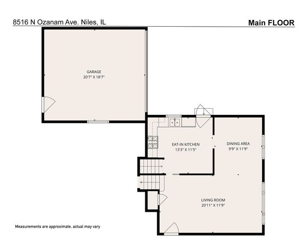 8516 N Ozanam Avenue, Niles, IL 60714