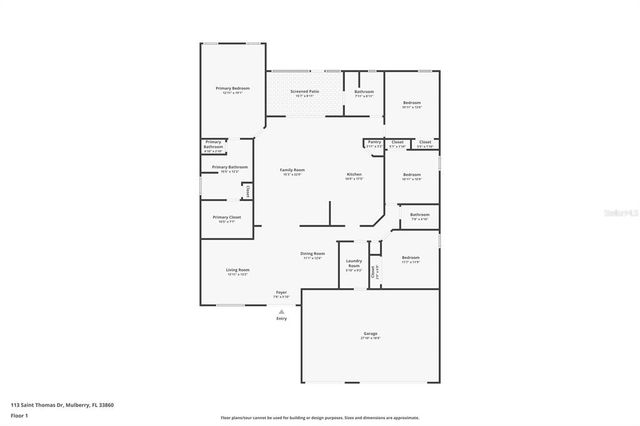 113 ST THOMAS DRIVE, Mulberry, FL 33860