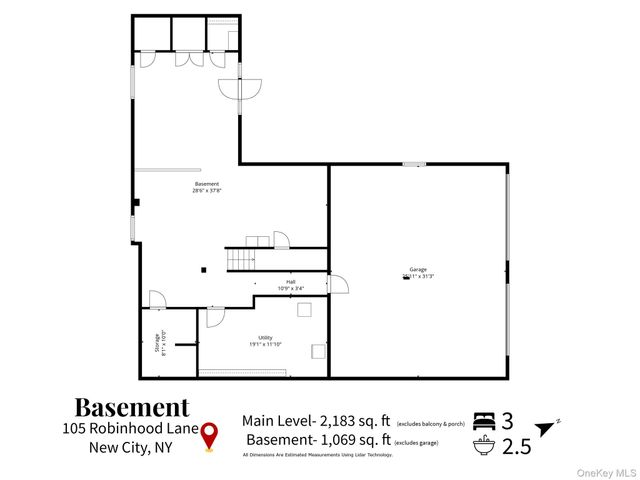 105 Robinhood Lane, West Nyack, NY 10994